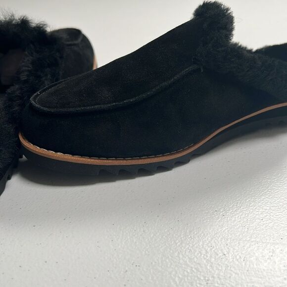 Eileen Fisher Frost Suede Mule Slipper - Picture 5 of 8